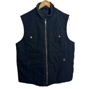 DriDuck Trek Canyon Cloth™ Vest Men M Black Outdoor Gorpcore Utility Canvas
